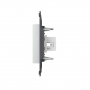 Розетка 1 пост HDMI 2.0 Livolo, цвет серый (механизм)