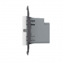 Розетка USB type C+A с блоком питания 36W Livolo, цвет белый (механизм)