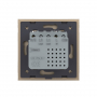 Розетка USB type-C, блоком питания 45W Livolo, 1 пост, цвет золотой