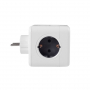 Разветвитель Cube Original 5 Euro 16A RocketSocket, цвет белый-серый