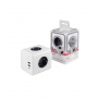 Разветвитель Cube Original 4 Euro 16A, 3 USB 2A+C с блоком 5В/3.0А RocketSocket, цвет белый-серый
