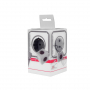 Разветвитель Cube Original 4 Euro 16A, 3 USB 2A+C с блоком 5В/3.0А RocketSocket, цвет белый-серый