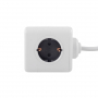 Удлинитель Cube Extended 5 Euro 16A, кабель 1,5м RocketSocket, цвет белый-серый