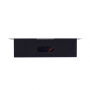 Розетка горизонтальная выдвижная 2 Euro 16A, USB type A+C с блоком 18W RocketSocket, проводка, цвет серый