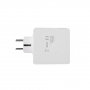 Разветвитель Cube Original Lite 3 Euro 16A, 3 USB 2A+C с блоком 5В/3.1А RocketSocket, цвет белый-серый