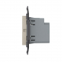 Розетка USB type C+A с блоком питания 36W Livolo, цвет шампань (механизм)
