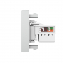 Розетка интернет RJ-45 кат. 6 Livolo, цвет серый (механизм)