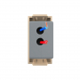Розетка USB с блоком питания 2.1А 5В Livolo, цвет золотой (механизм)